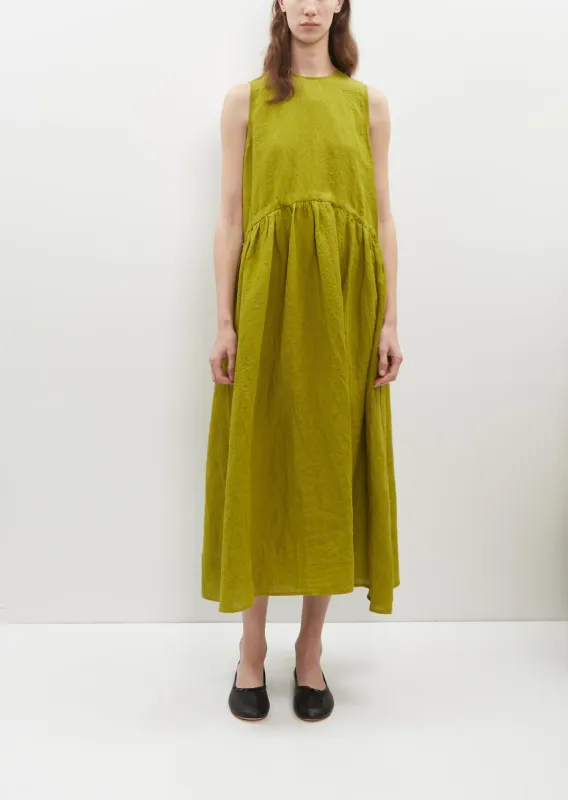 Linen Sleeveless Long Dress sold by La Garconne