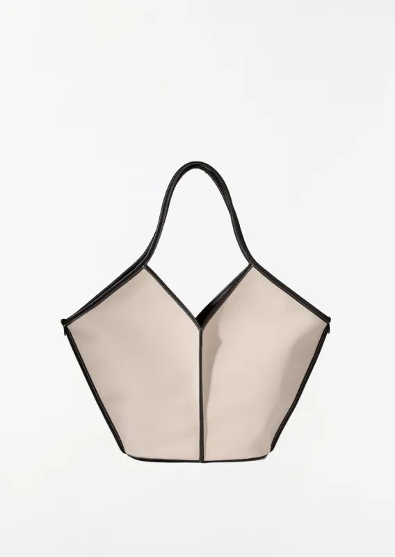 Calella Bag — Beige/Black sold by La Garconne