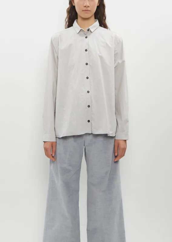 Loose Tyrol Shirt — Cement sold by La Garconne