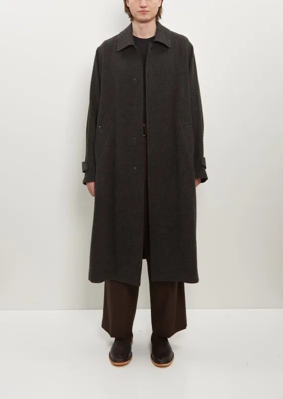 Oversized Balmacaan Coat sold by La Garconne