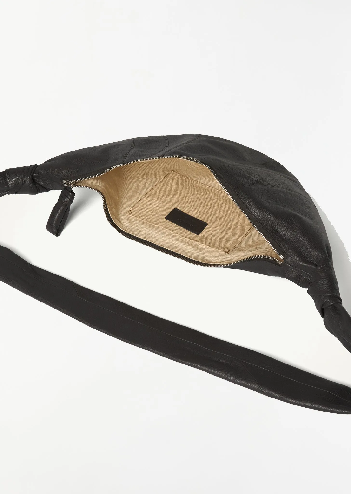 Medium Croissant Bag — Dark Chocolate sold by La Garconne product image thumbnail 4