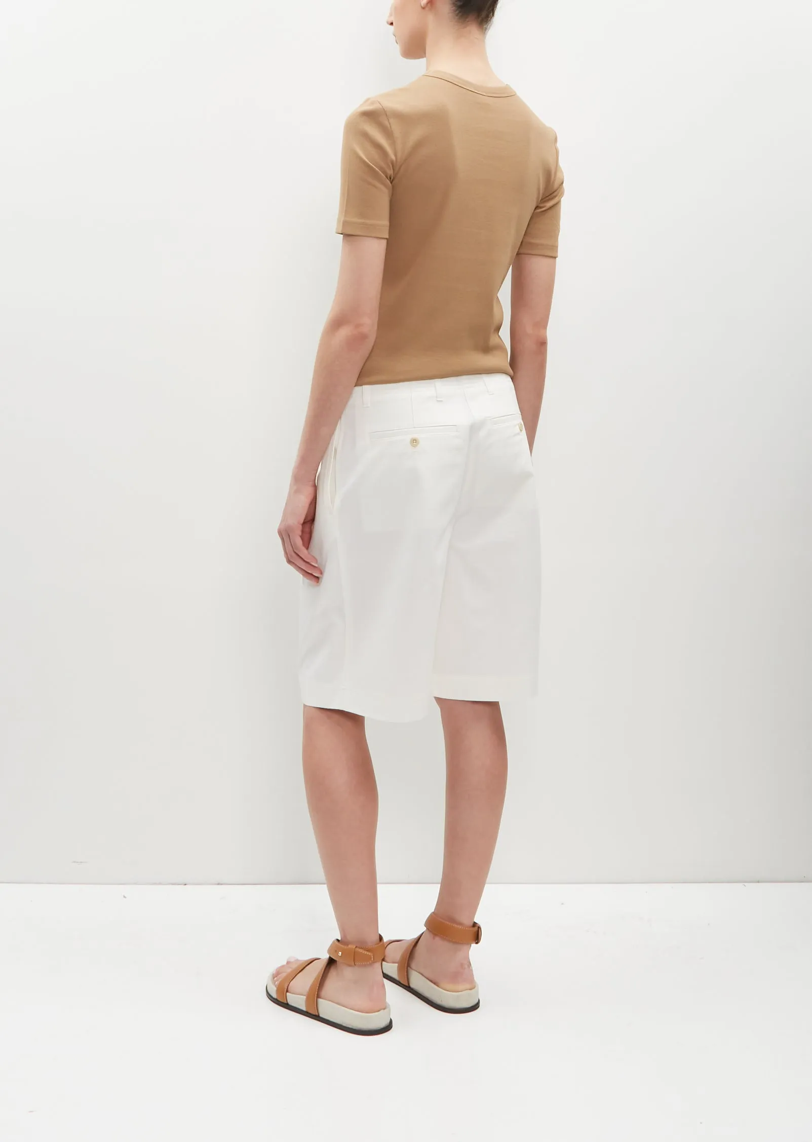 Classic Rib Tee — Caramel sold by La Garconne product image thumbnail 2