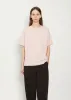 Heydu Cotton T-Shirt — Light Pink sold by La Garconne