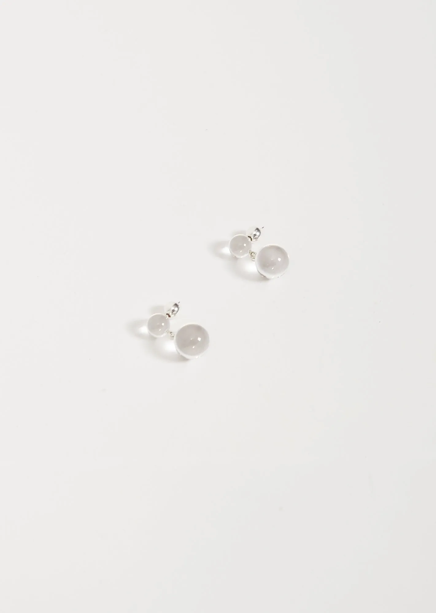 Everyday Boule Earrings, Quartz sold by La Garconne product image thumbnail 2