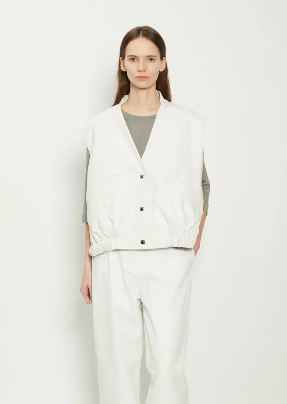 Bomber Oil Vest sold by La Garconne