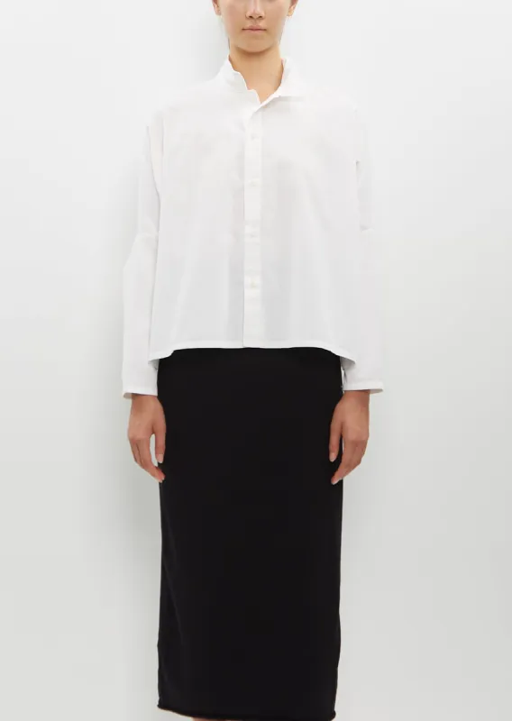 Tina Shirt — Winter White sold by La Garconne