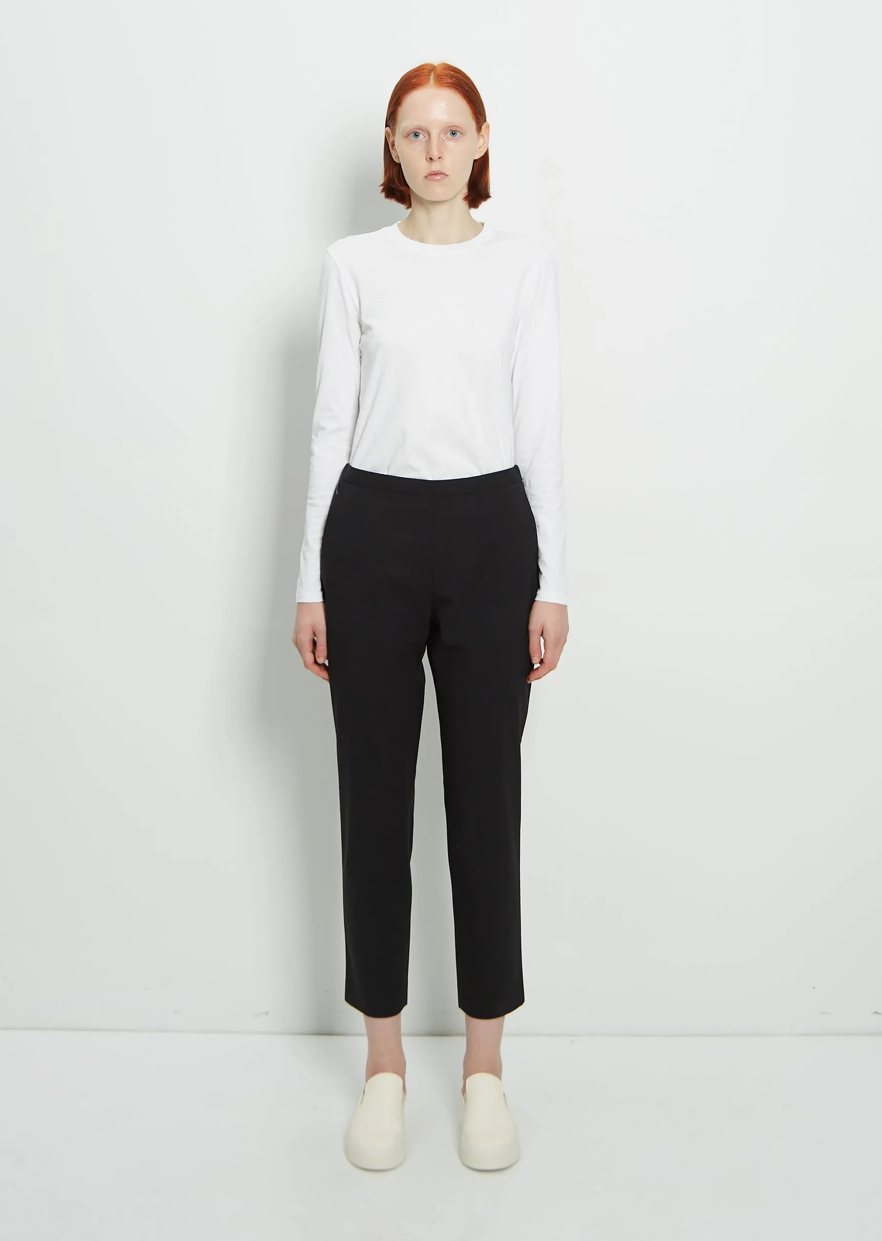 Stretch Wool Slim Pull On Pant sold by La Garconne