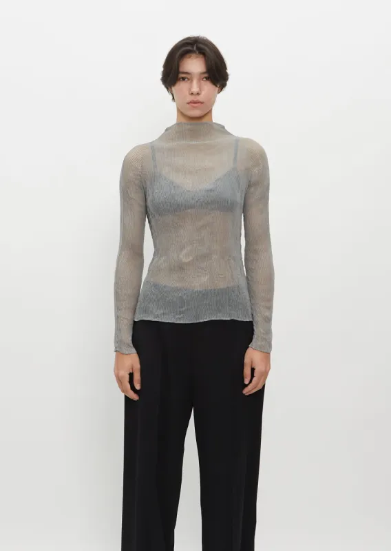 Chiffon Twist 2 Shirt sold by La Garconne