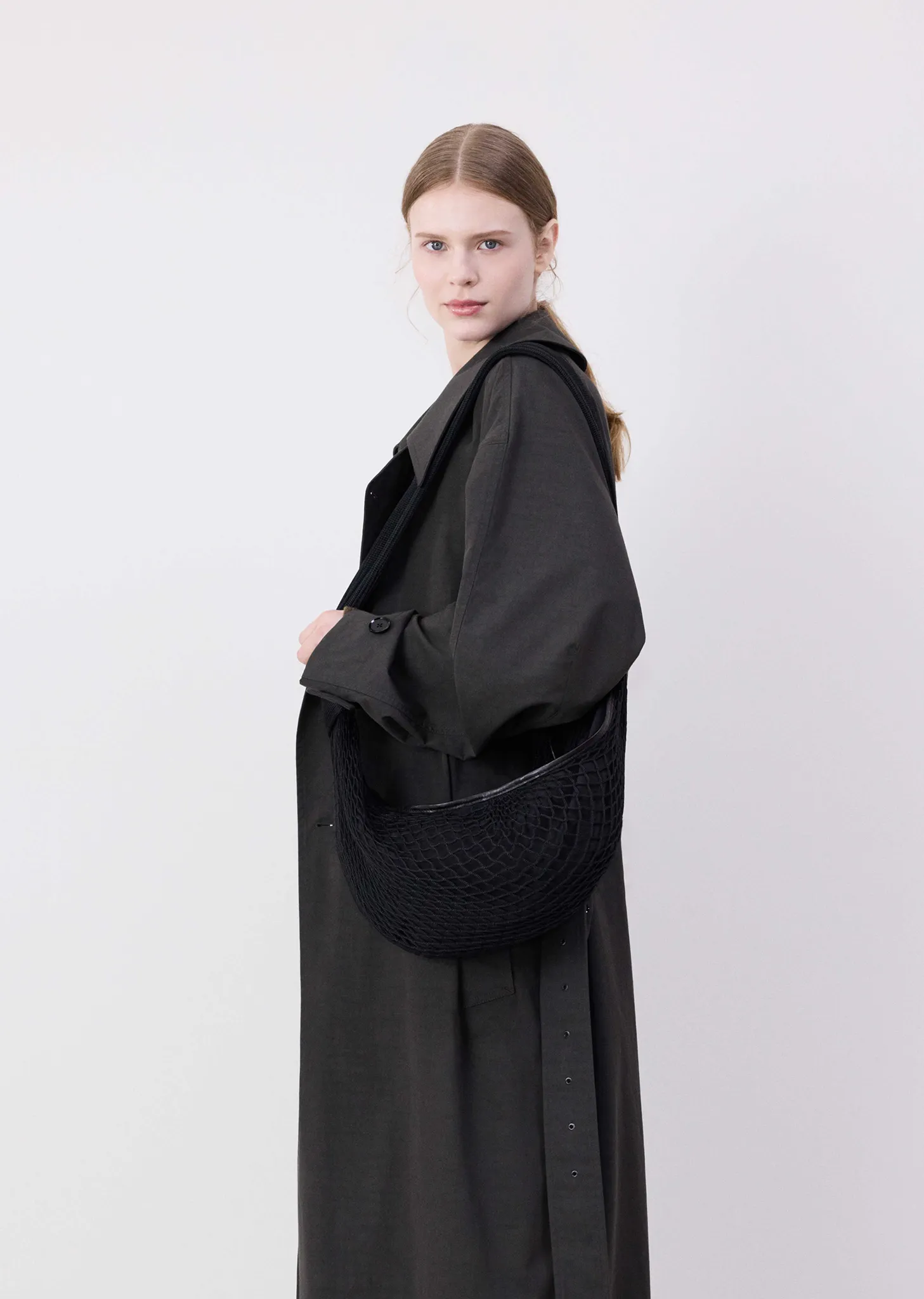 Croissant Filt Bag — Black sold by La Garconne product image thumbnail 2