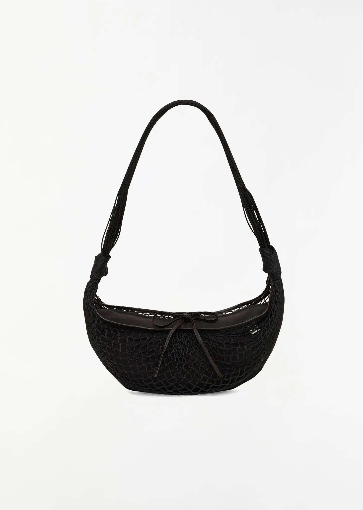 Croissant Filt Bag — Black sold by La Garconne