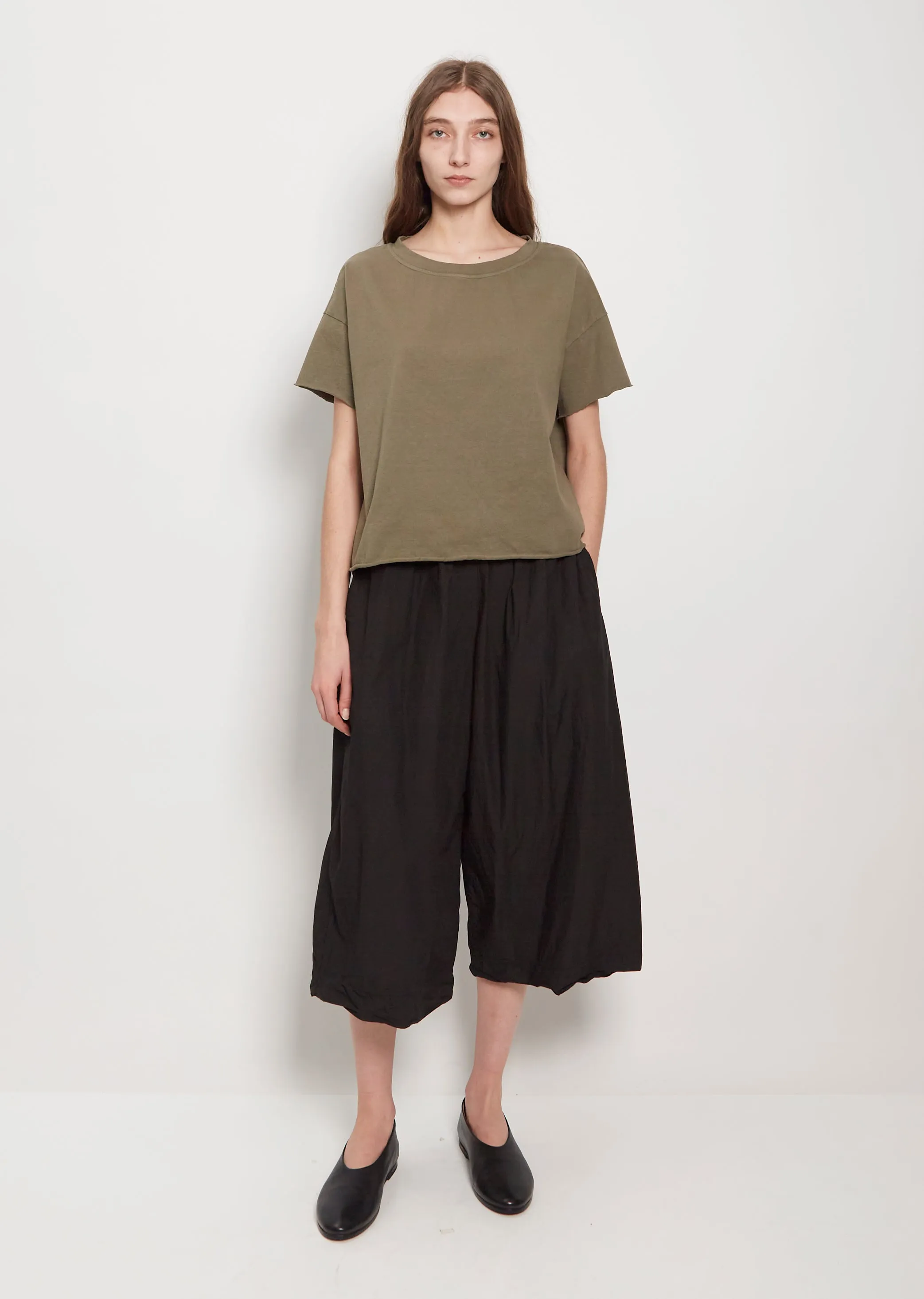 Heavy Cotton T-Shirt — Khaki sold by La Garconne product image thumbnail 4