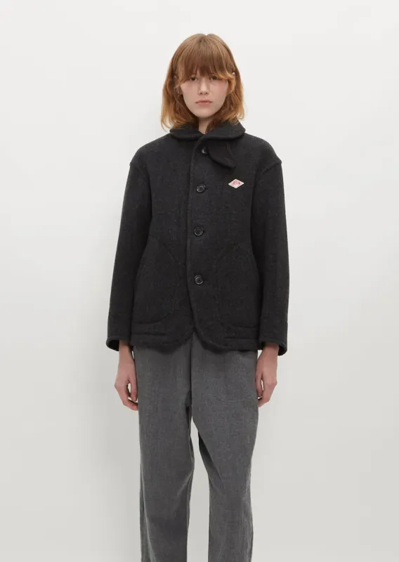 Round Collar Jacket sold by La Garconne