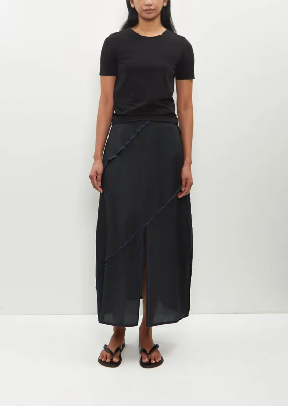 Deconstructed Midi Skirt sold by La Garconne