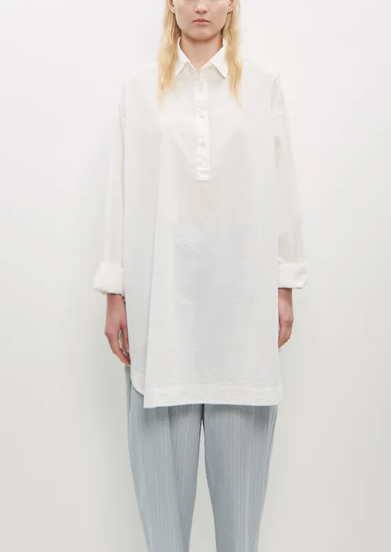 Tippy Cotton Top — White sold by La Garconne