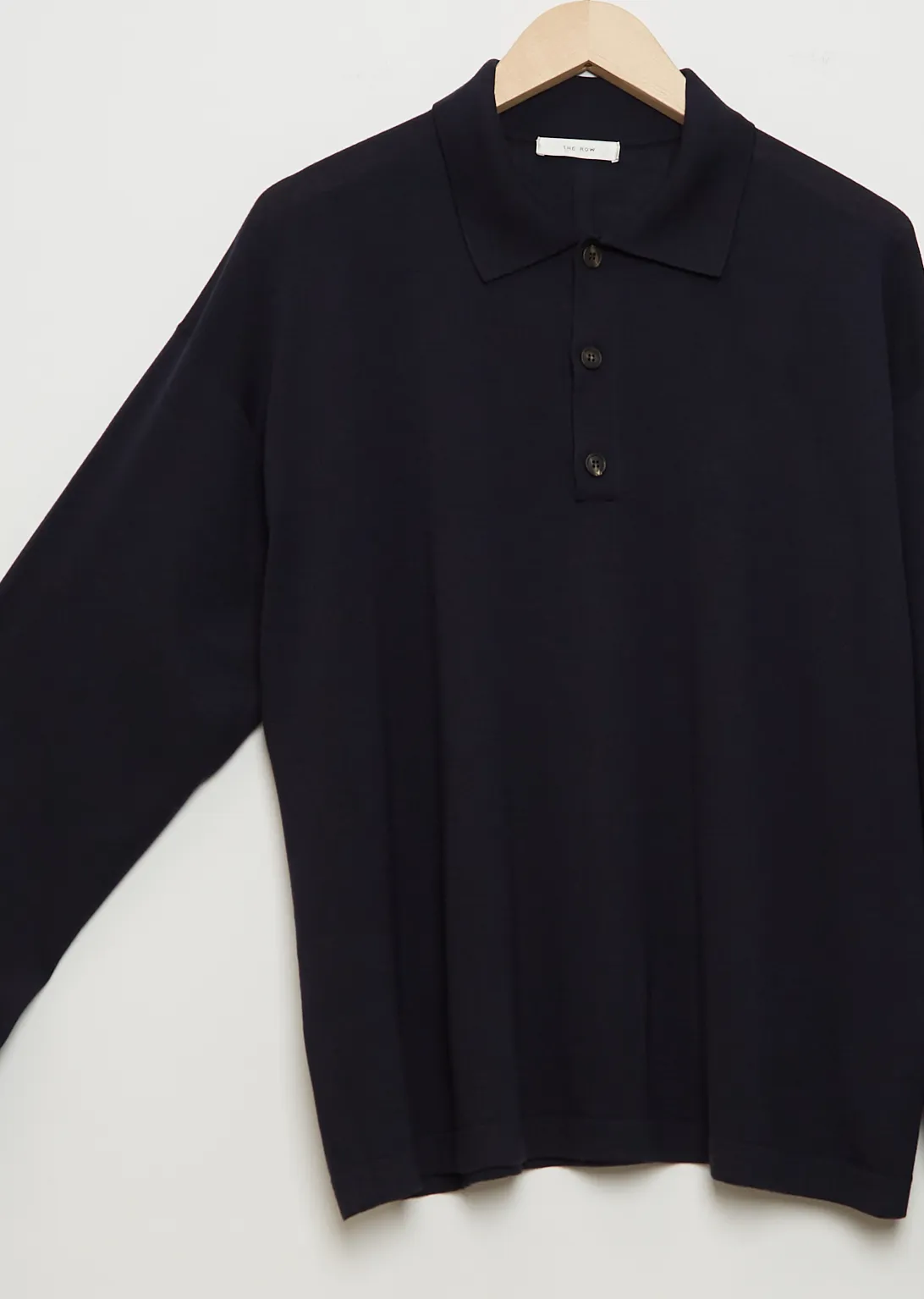 Men's Djon Wool Polo — Navy sold by La Garconne product image thumbnail 2