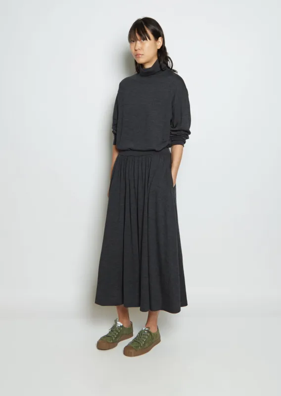 Wool Gathered Skirt sold by La Garconne