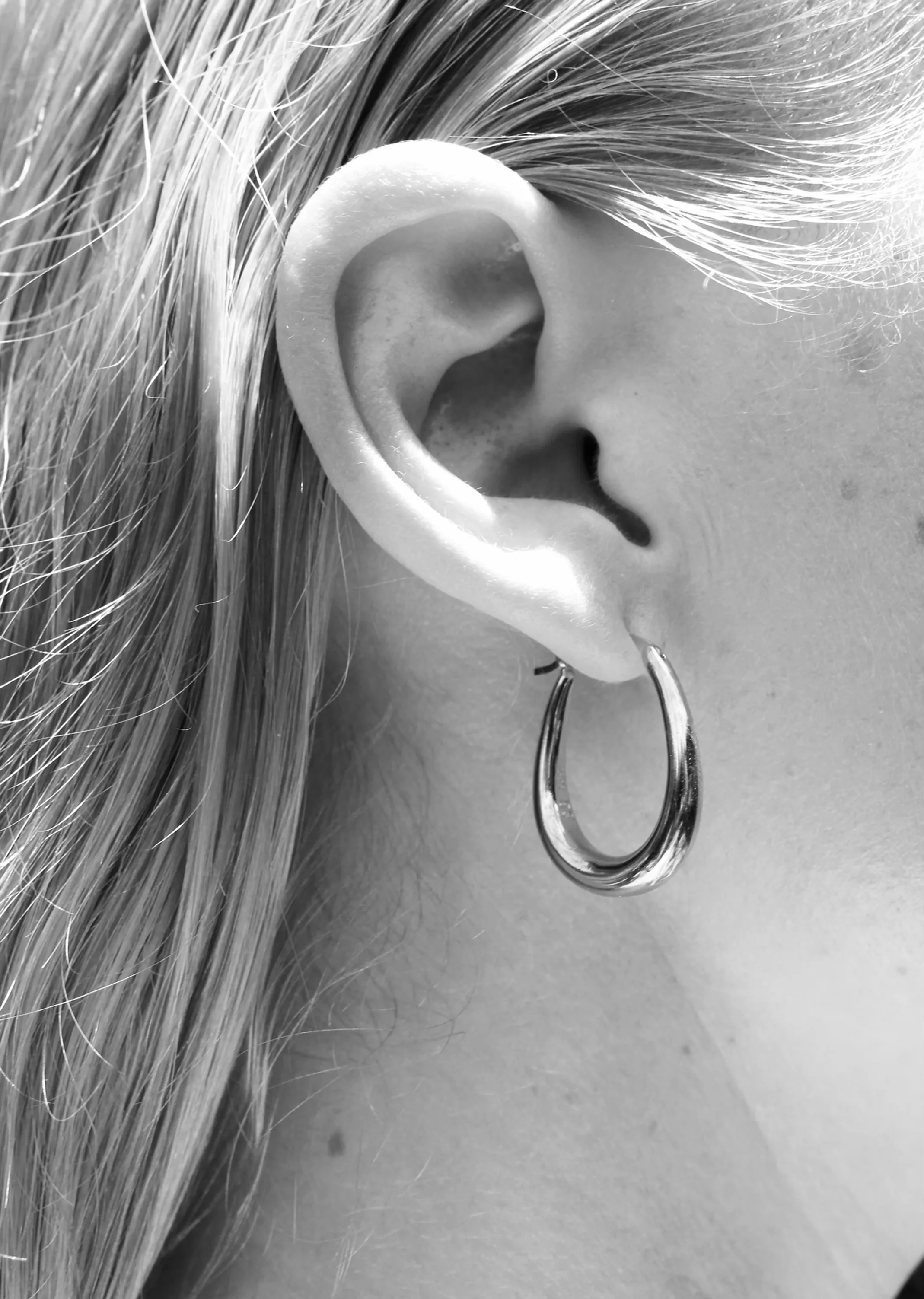 Tiny Egg Hoops sold by La Garconne product image thumbnail 3