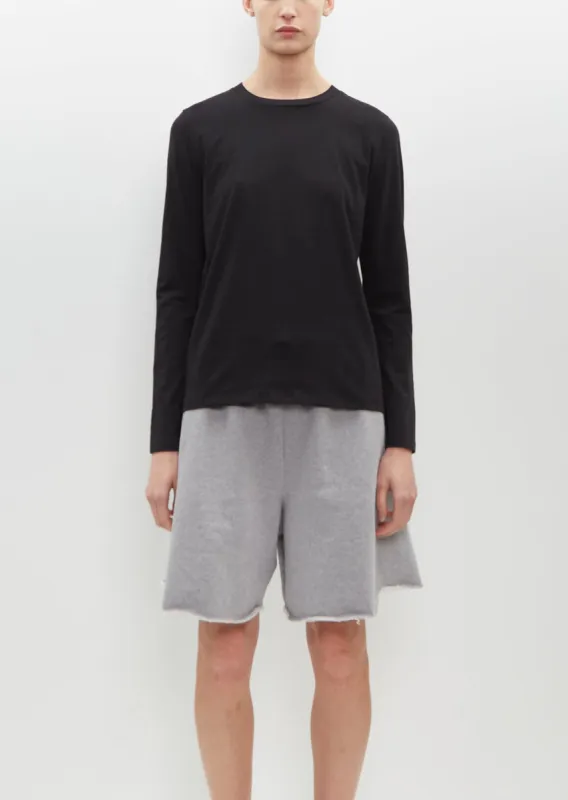 Long Sleeve Mini Boy Tee — Jet Black sold by La Garconne