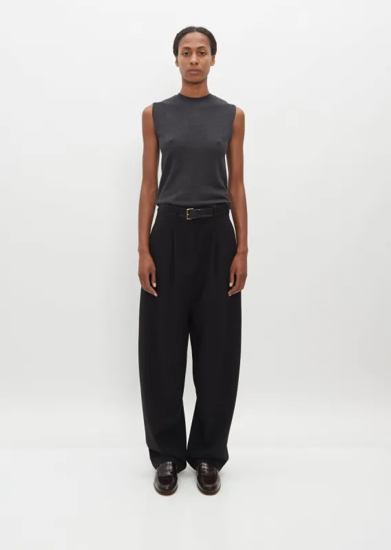 Sada Wool Trousers — Black sold by La Garconne