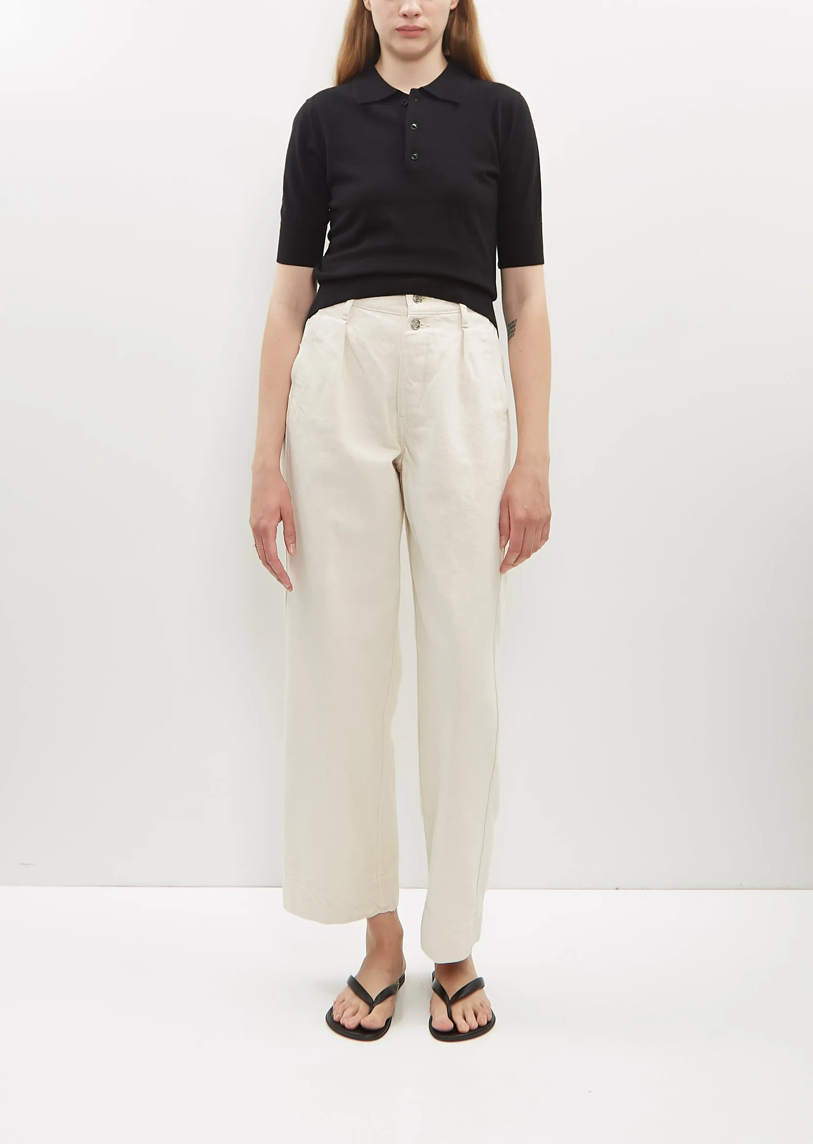 Wide Jean Trousers sold by La Garconne