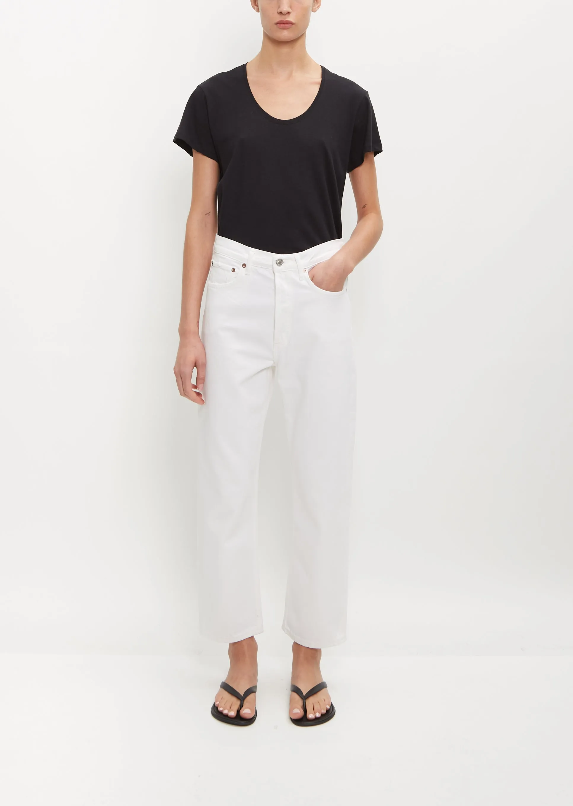 90's Crop Jean - Salt sold by La Garconne