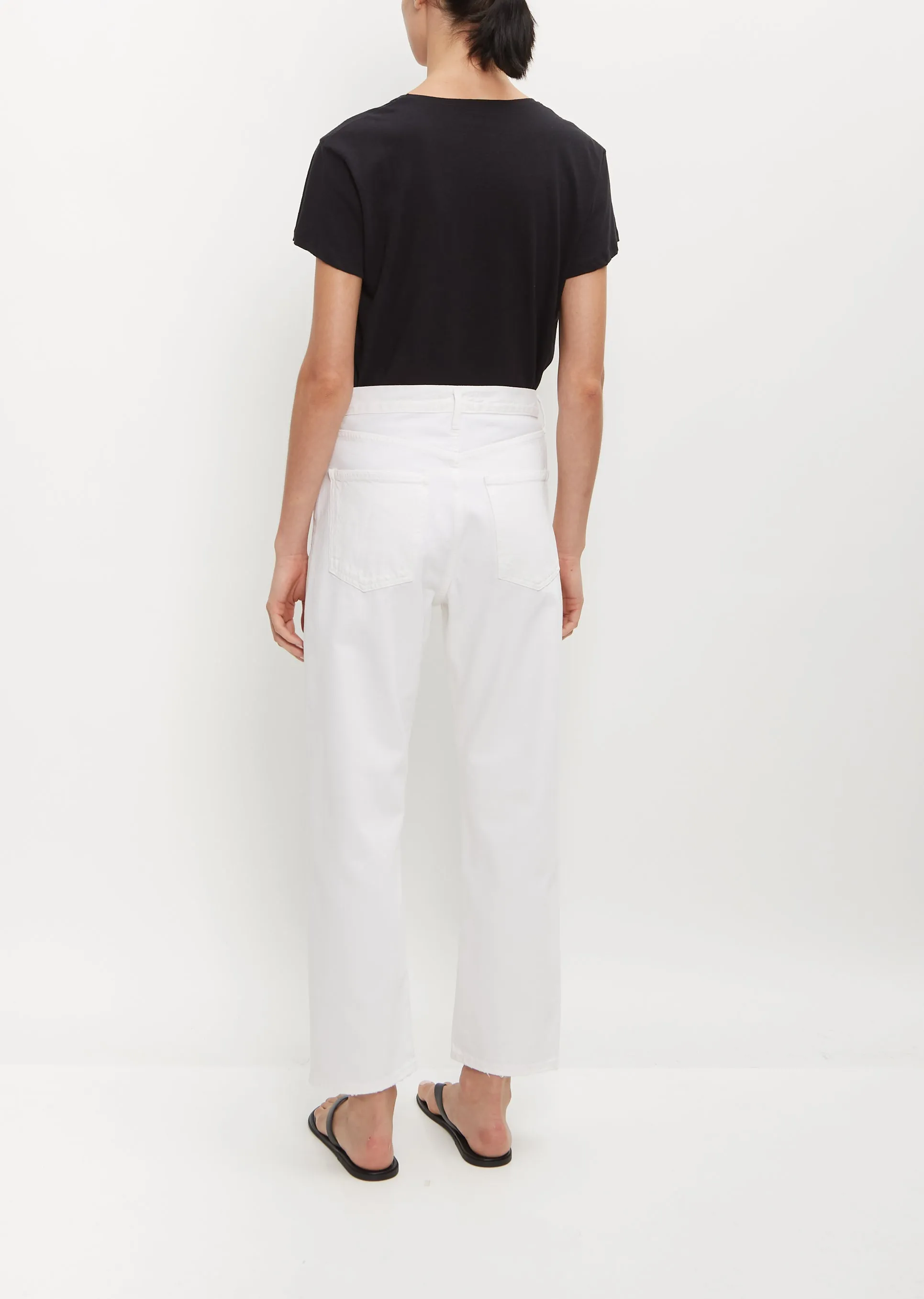 90's Crop Jean - Salt sold by La Garconne product image thumbnail 3