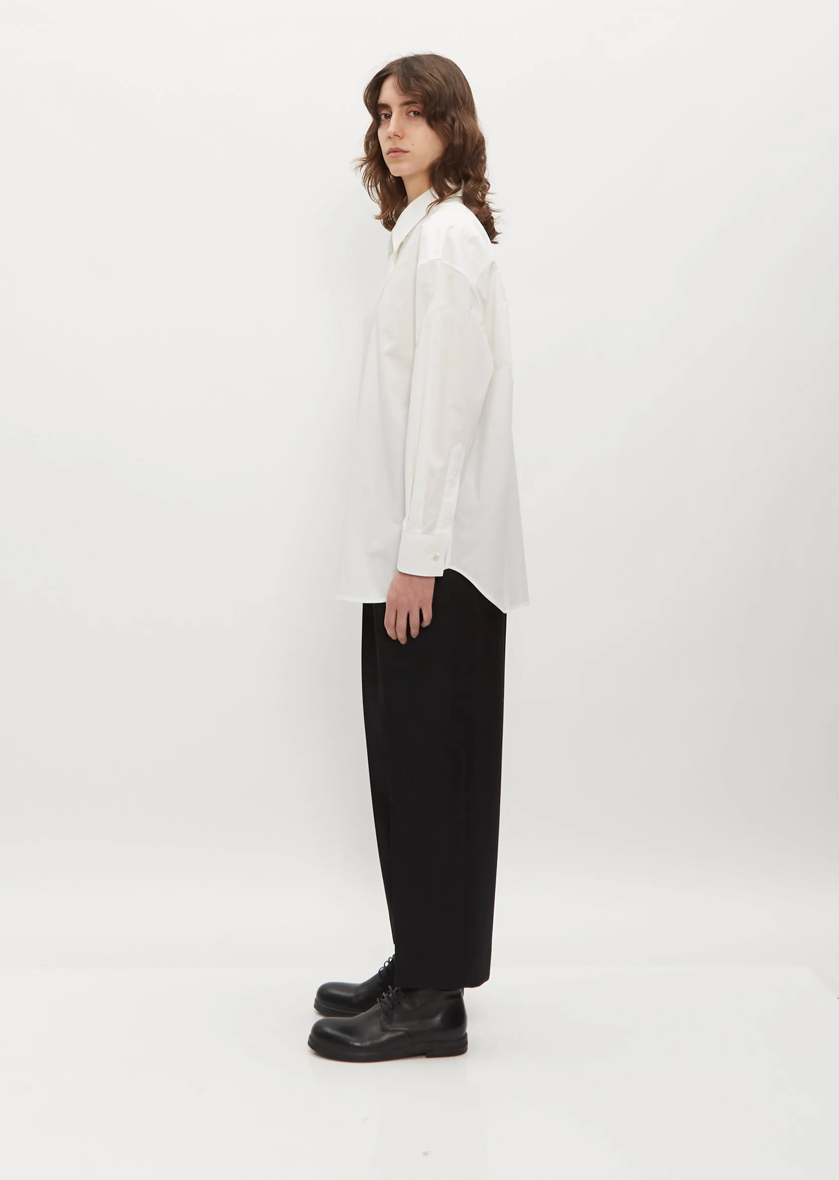 Dropped Shoulder Cotton Shirt sold by La Garconne product image thumbnail 3