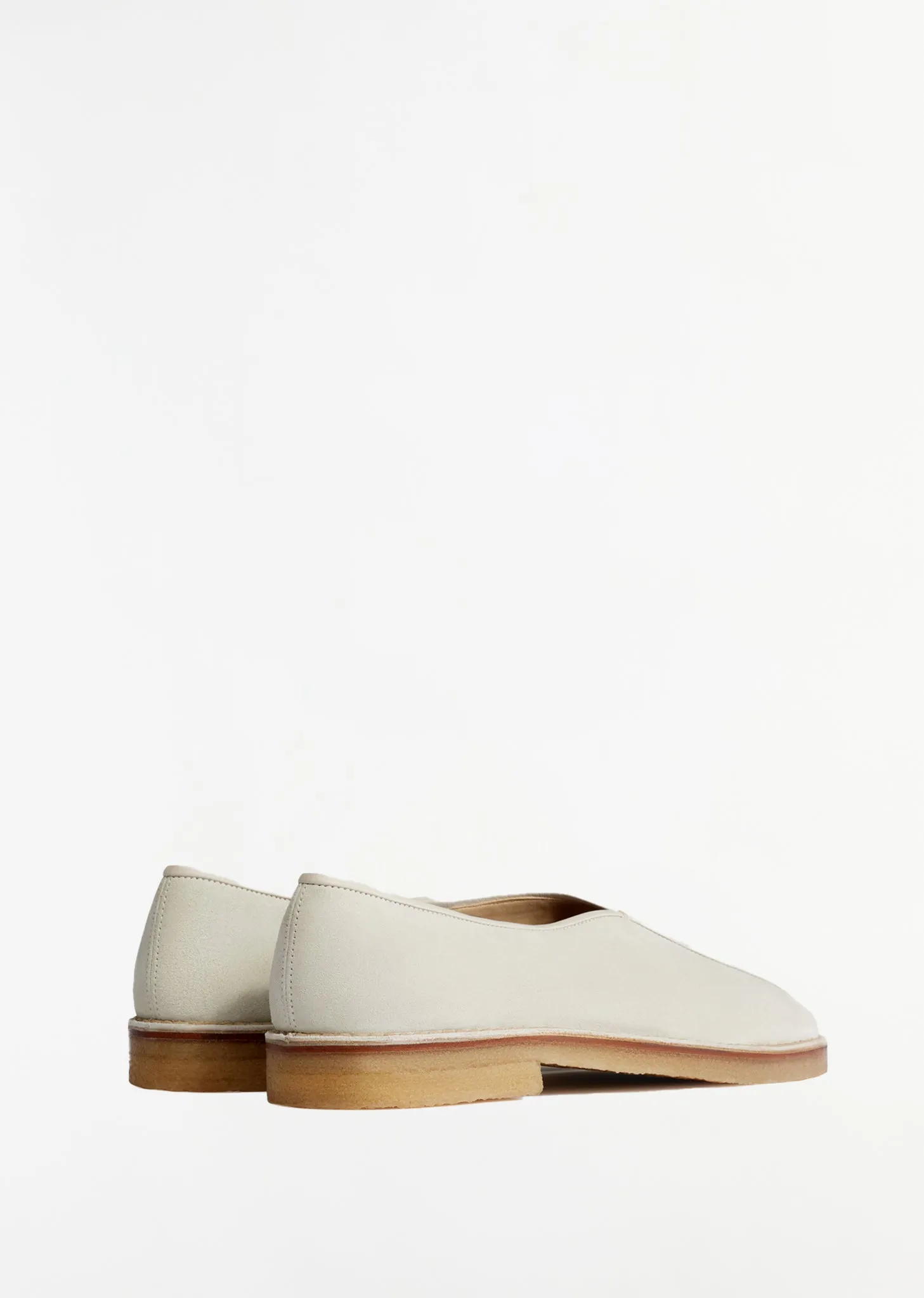 Suede Piped Crepe Slippers sold by La Garconne product image thumbnail 3