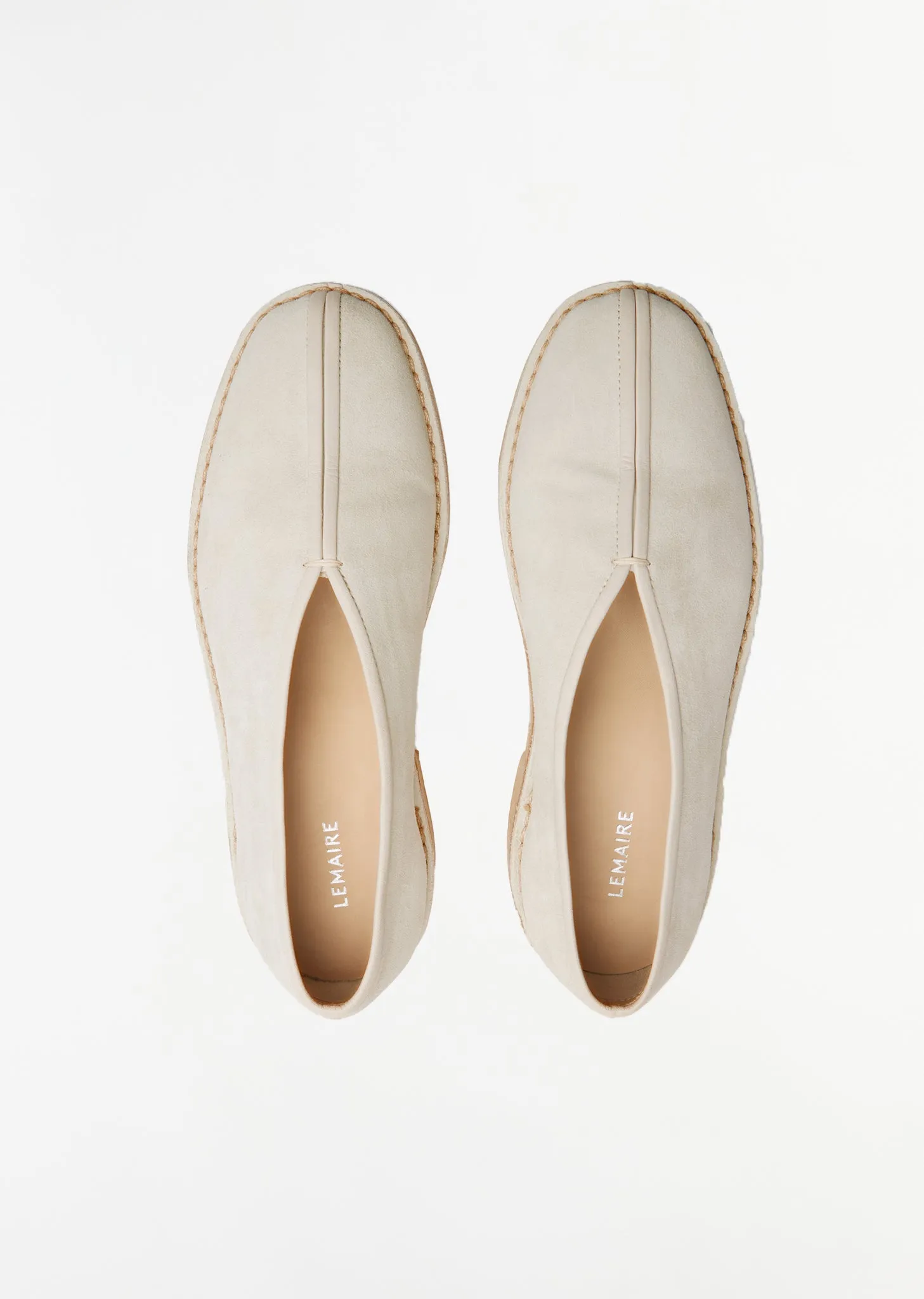 Suede Piped Crepe Slippers sold by La Garconne product image thumbnail 4