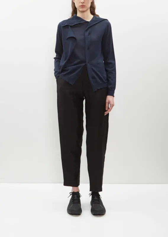 Ramie-Cupro Basic Pants sold by La Garconne