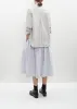 Loose Tyrol Cotton Shirt — Cement sold by La Garconne