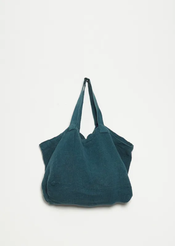 Linen Nomade XL Bag — Bleul sold by La Garconne