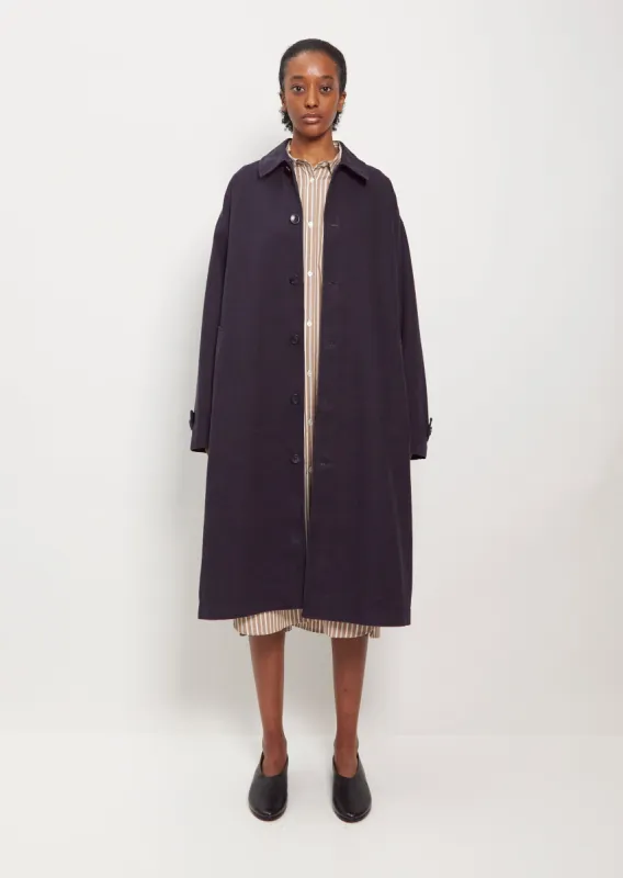 Twill Cotton Wool Trench sold by La Garconne