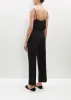 Straight Cropped Trousers — Black sold by La Garconne