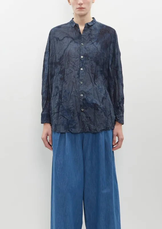 Ai No Hana Blouse — Navy sold by La Garconne