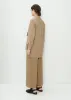 Frill Collar Cotton Shirt — Beige sold by La Garconne