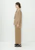 Frill Collar Cotton Shirt — Beige sold by La Garconne