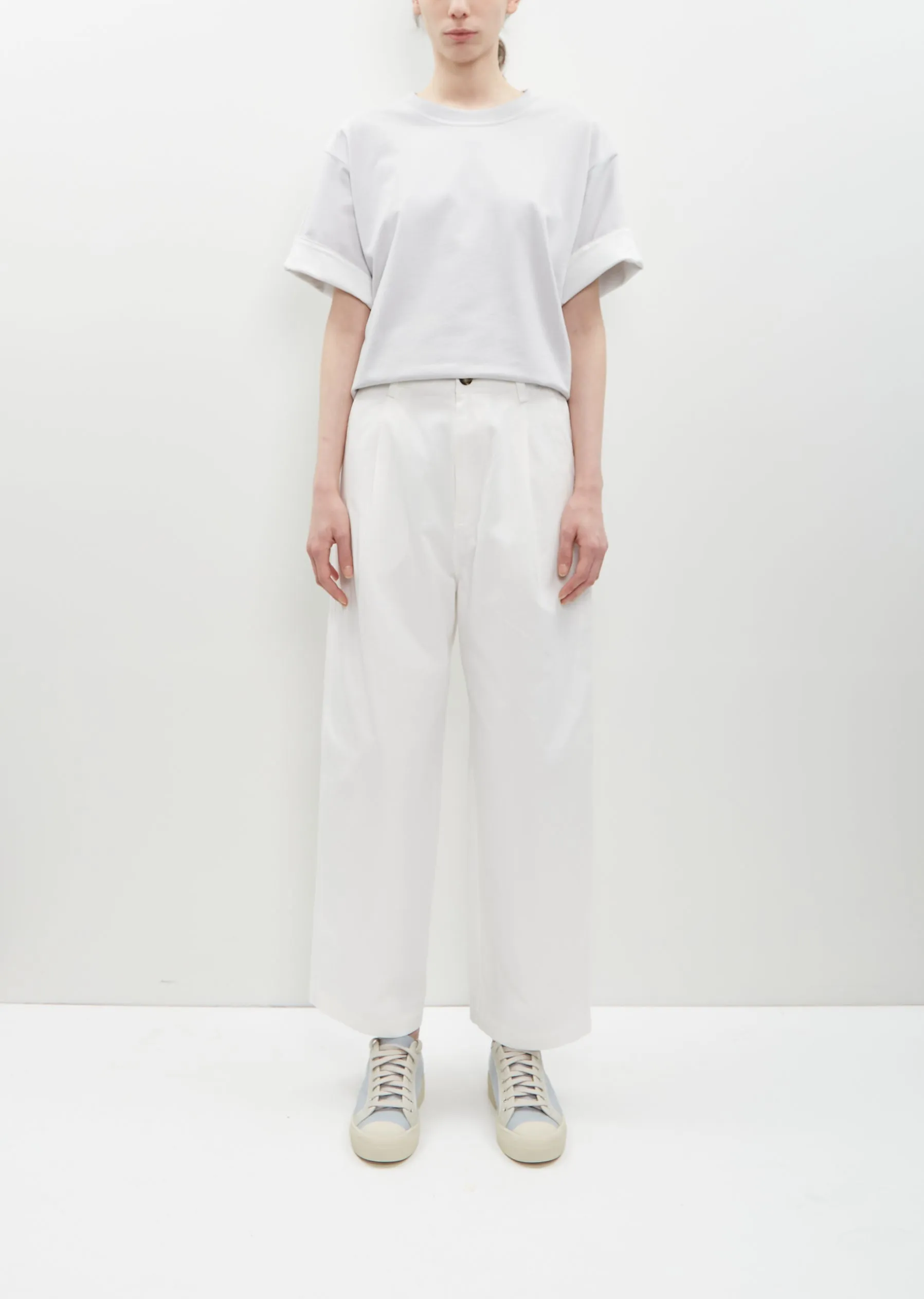 Proof Cotton Gabardine Pants sold by La Garconne