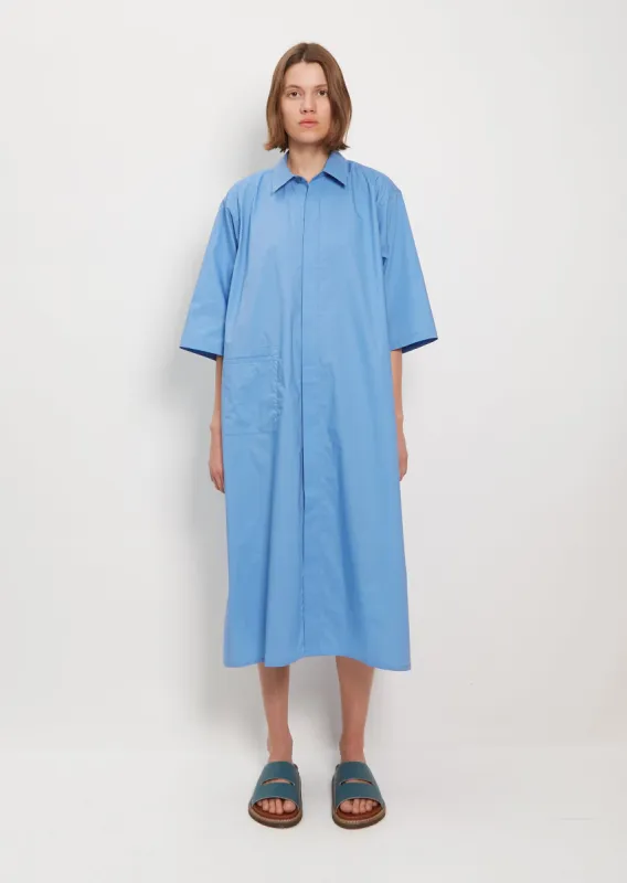 Dillion Cotton Shirt Dress — Blue Sky sold by La Garconne
