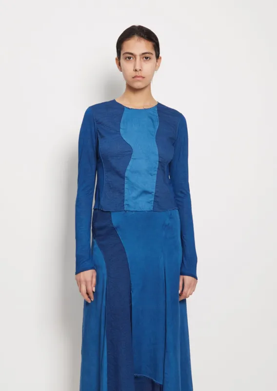 Plant Dyed Lace Top sold by La Garconne