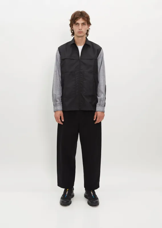 Cotton Tencel Check x Polyester Shirt sold by La Garconne