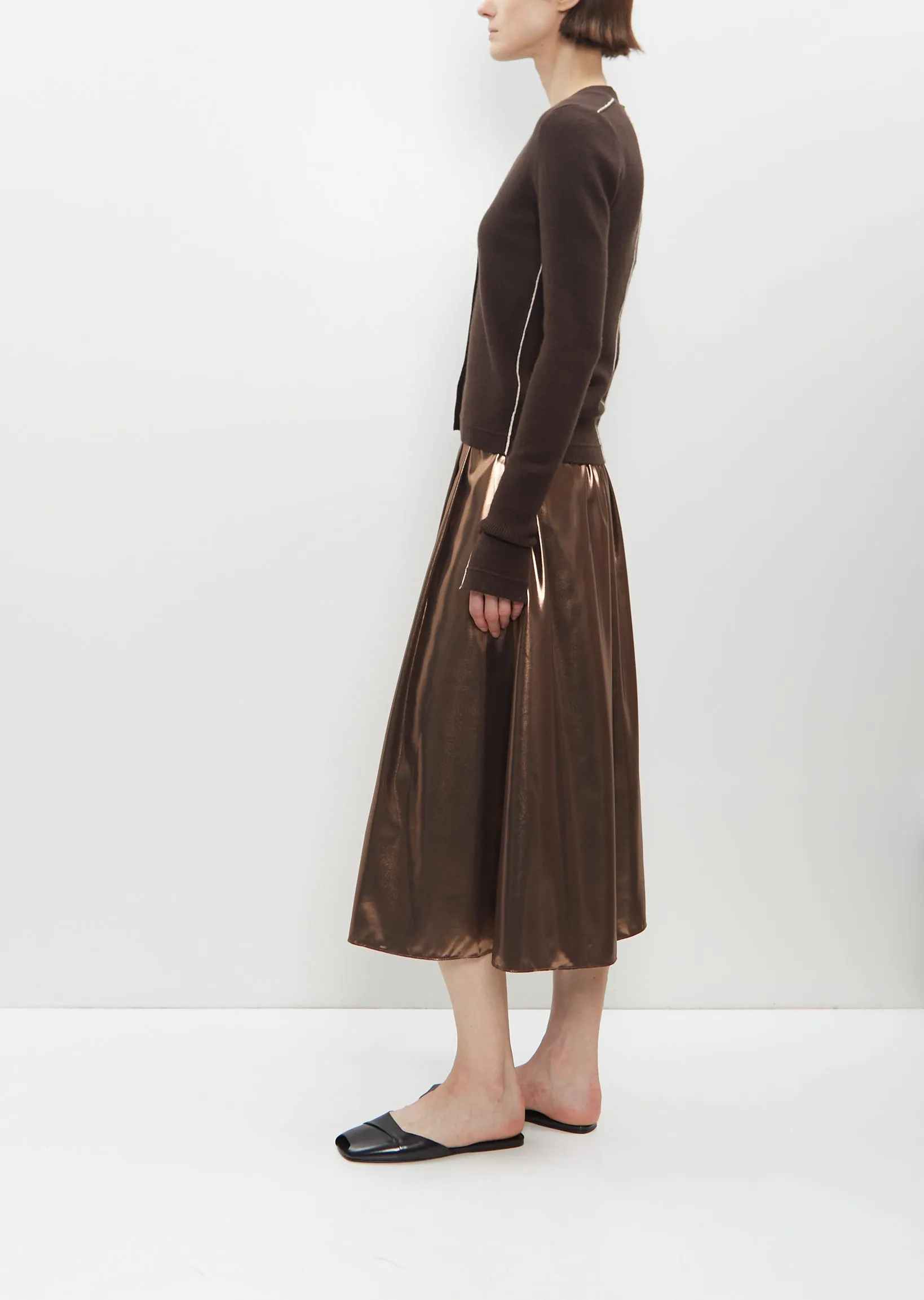 Featherweight Slim Cardigan sold by La Garconne product image thumbnail 2