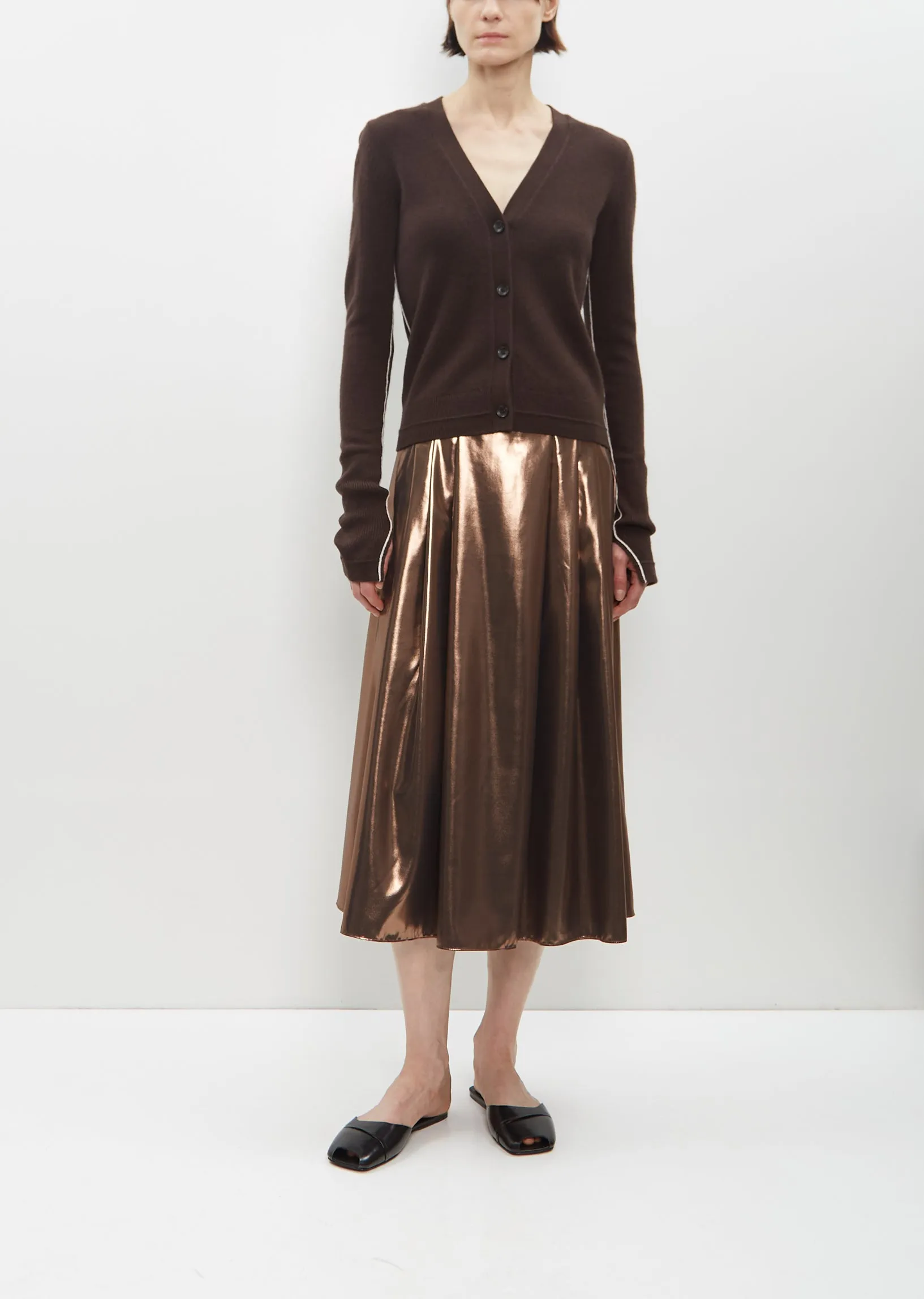 Featherweight Slim Cardigan sold by La Garconne product image thumbnail 4