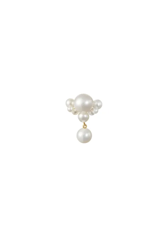 Grande Chambre de Perle Earring, Single sold by La Garconne
