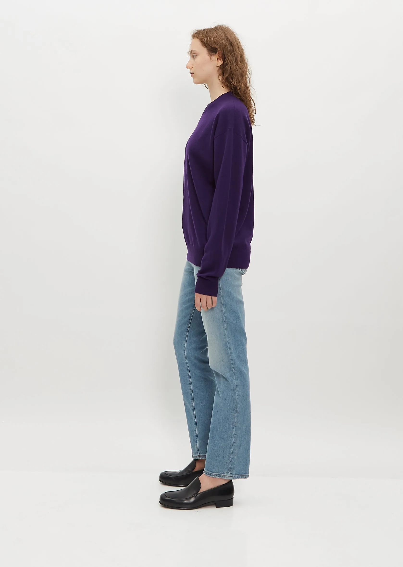 Slouchy Wool & Cashmere Crewneck sold by La Garconne product image thumbnail 2