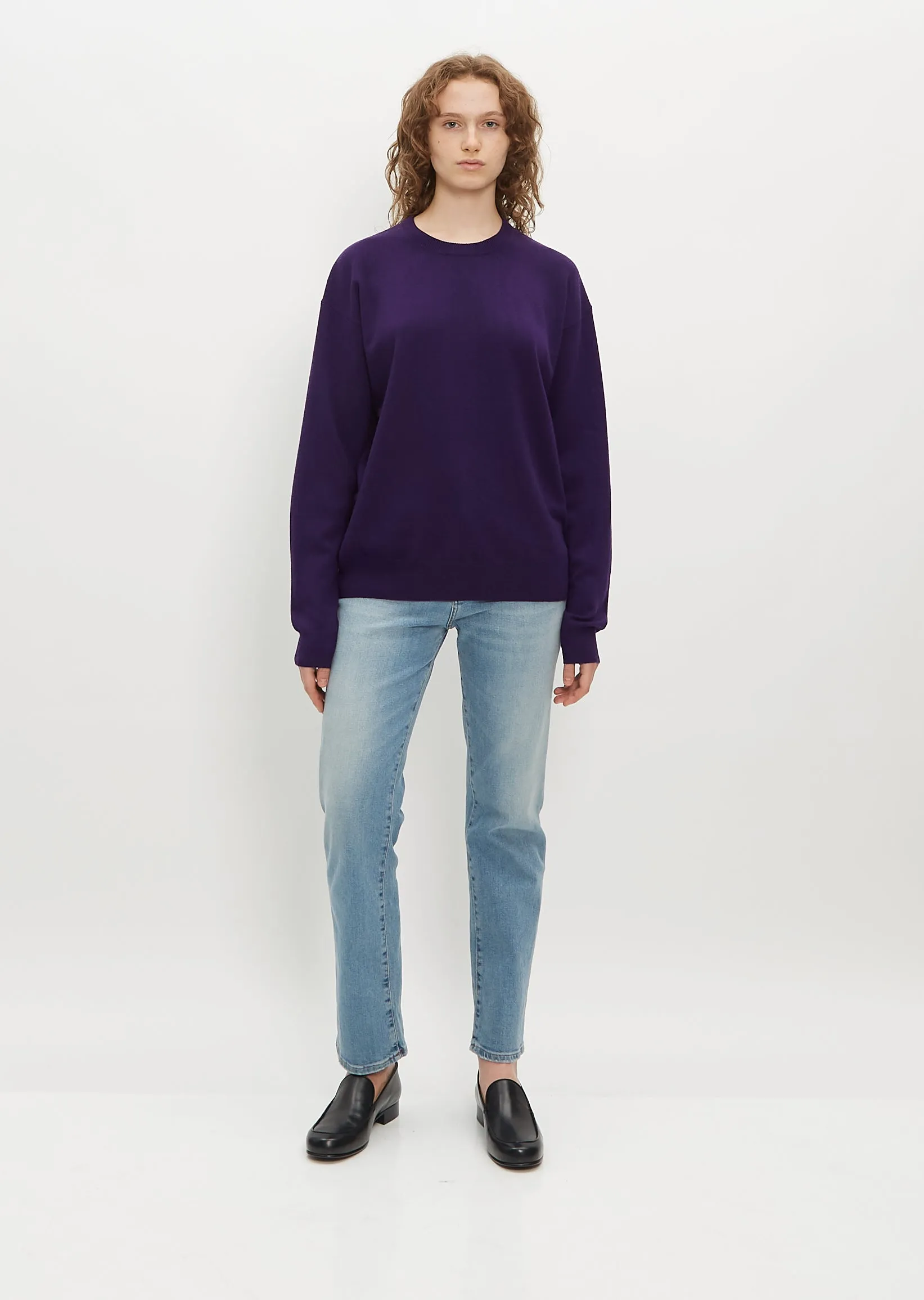 Slouchy Wool & Cashmere Crewneck sold by La Garconne product image thumbnail 4