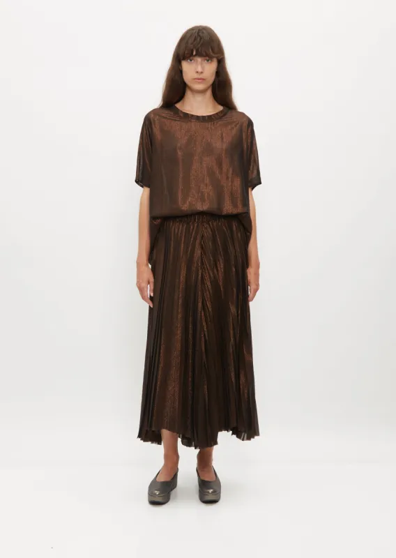 Pleated Pants — Bronzo sold by La Garconne