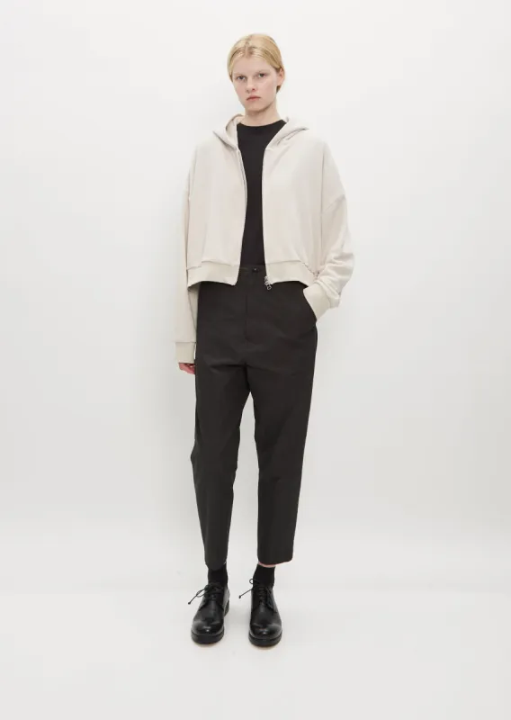 Open Short Zip Sweater made by La Garconne