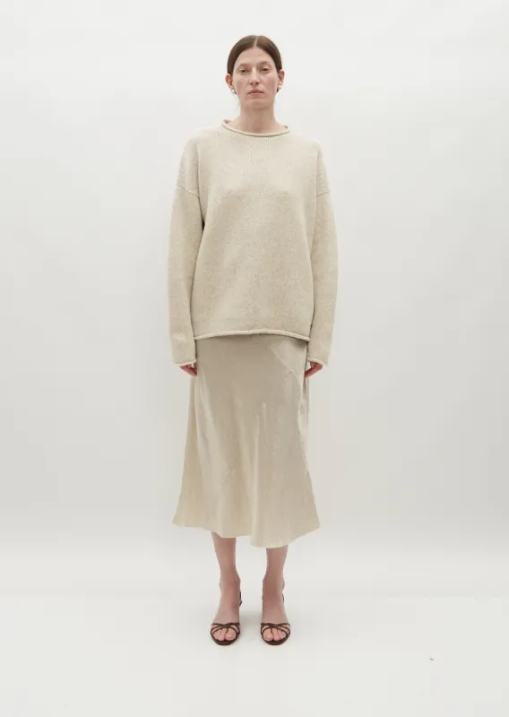 Bateau Rollneck  — Raw White sold by La Garconne