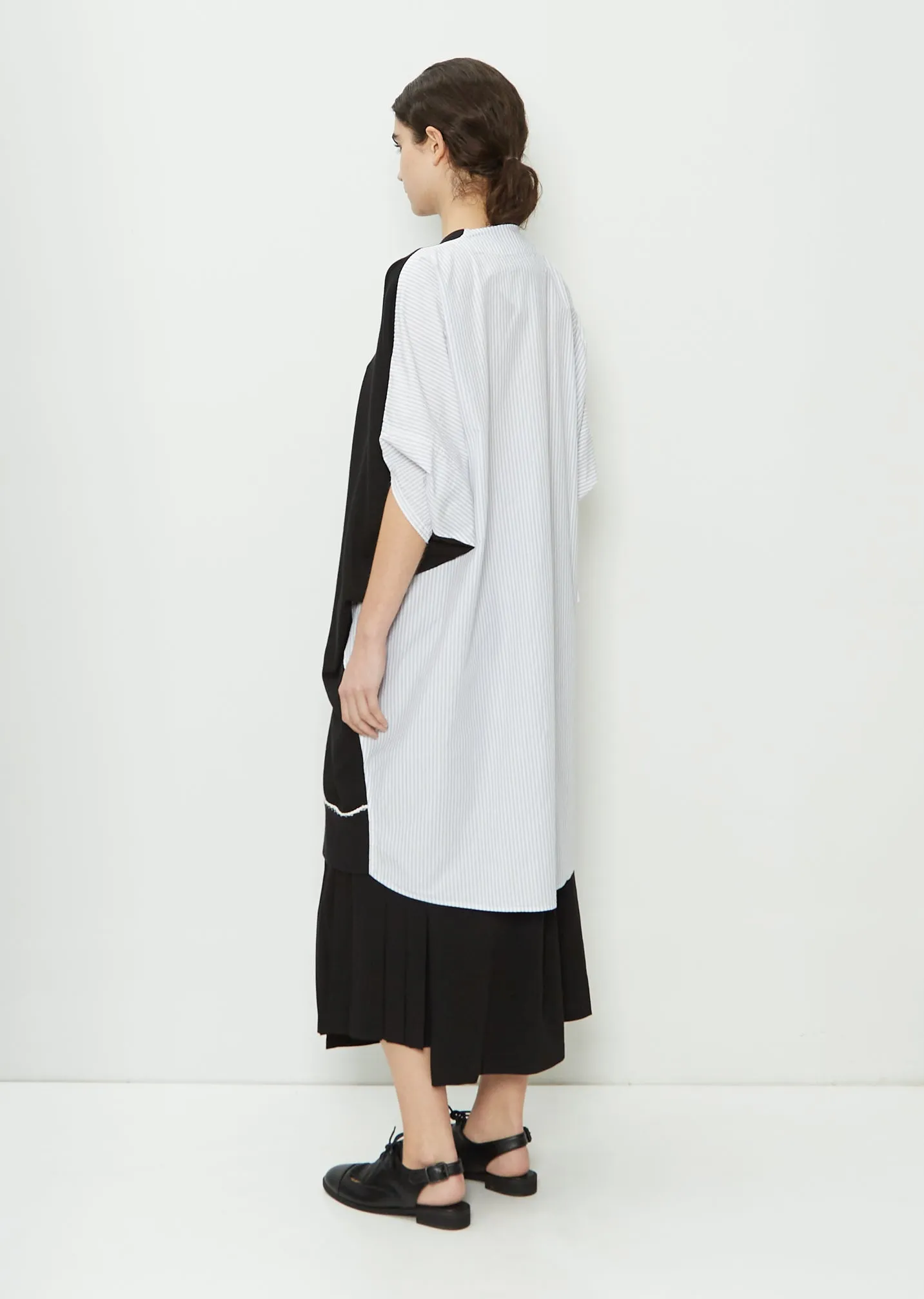 Panel Cotton Blend Shirt sold by La Garconne product image thumbnail 3